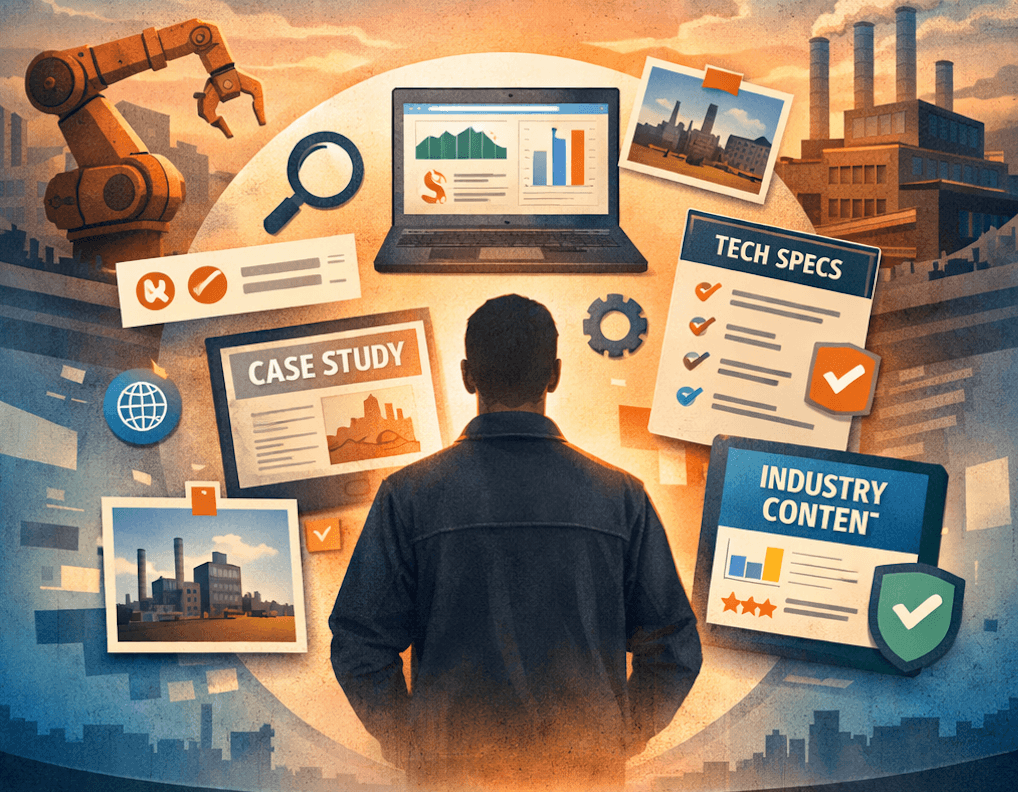 How Industrial Buyers Research Vendors