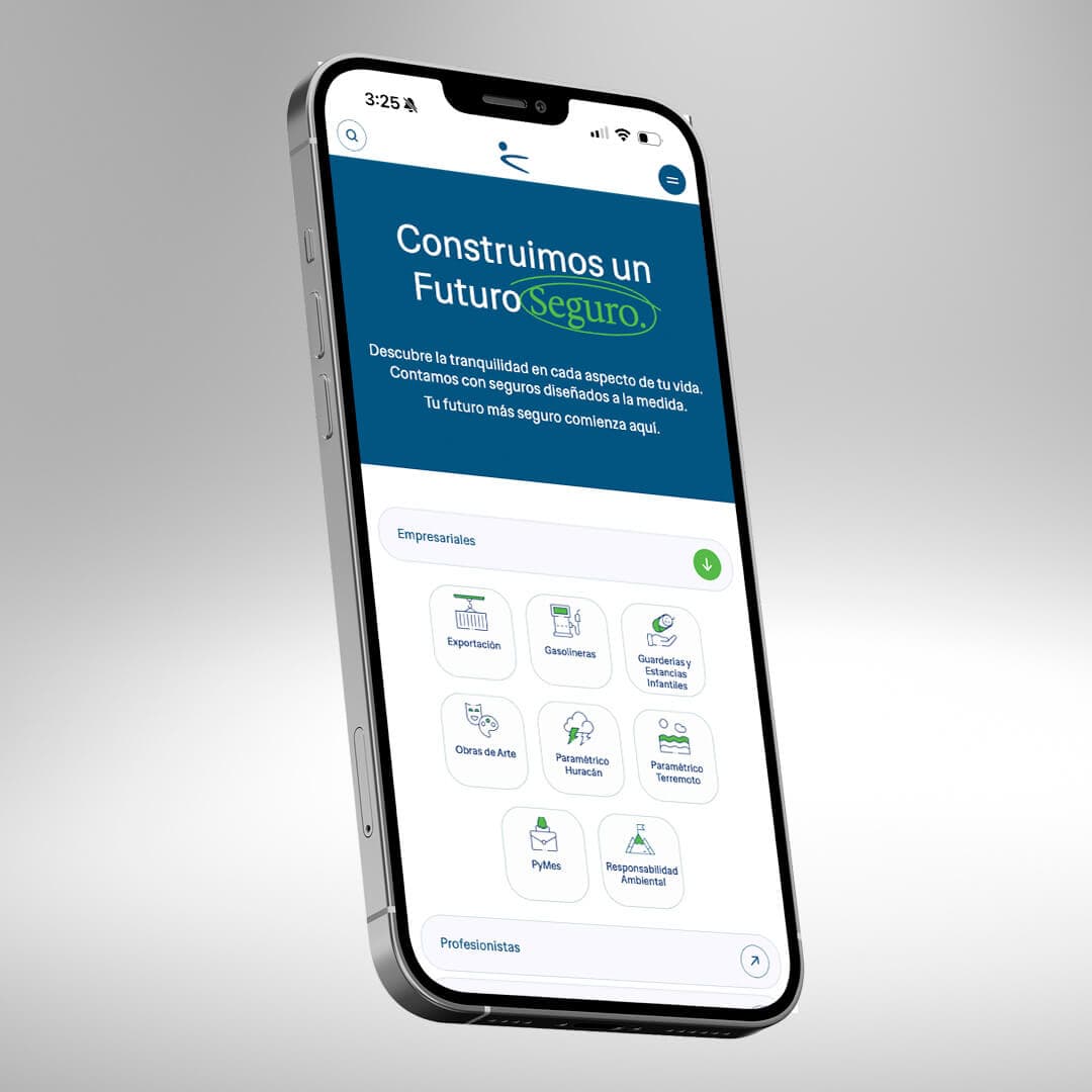 GMX Seguros — Strategy & Design