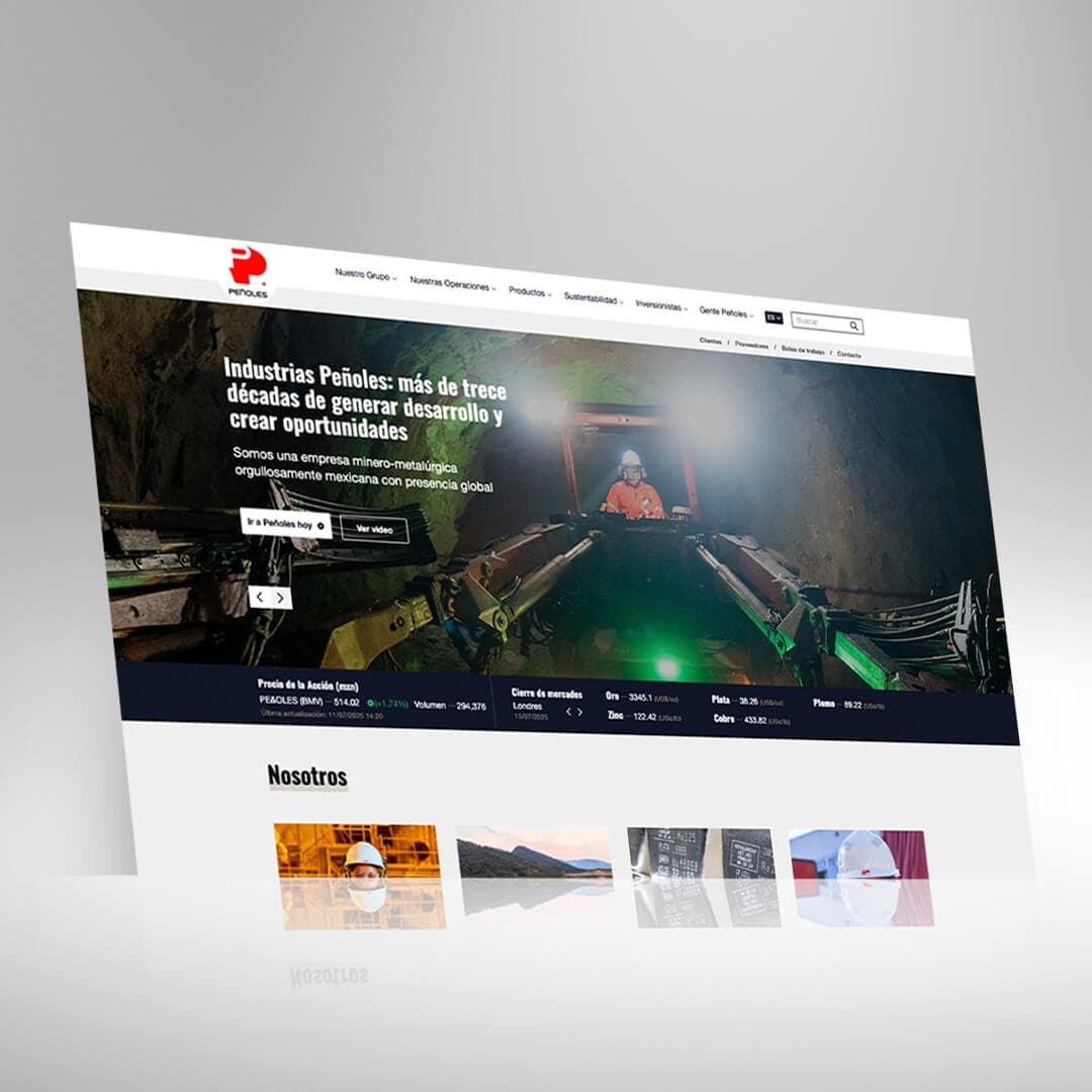 Peñoles — UX & Architecture Redesign
