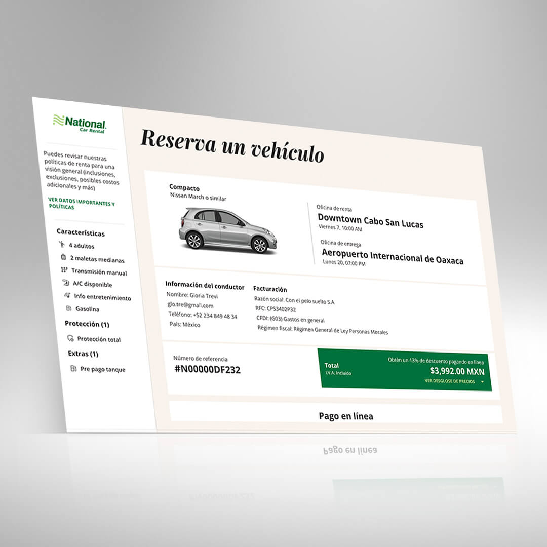 National Car Rental & Enterprise - Feature 1