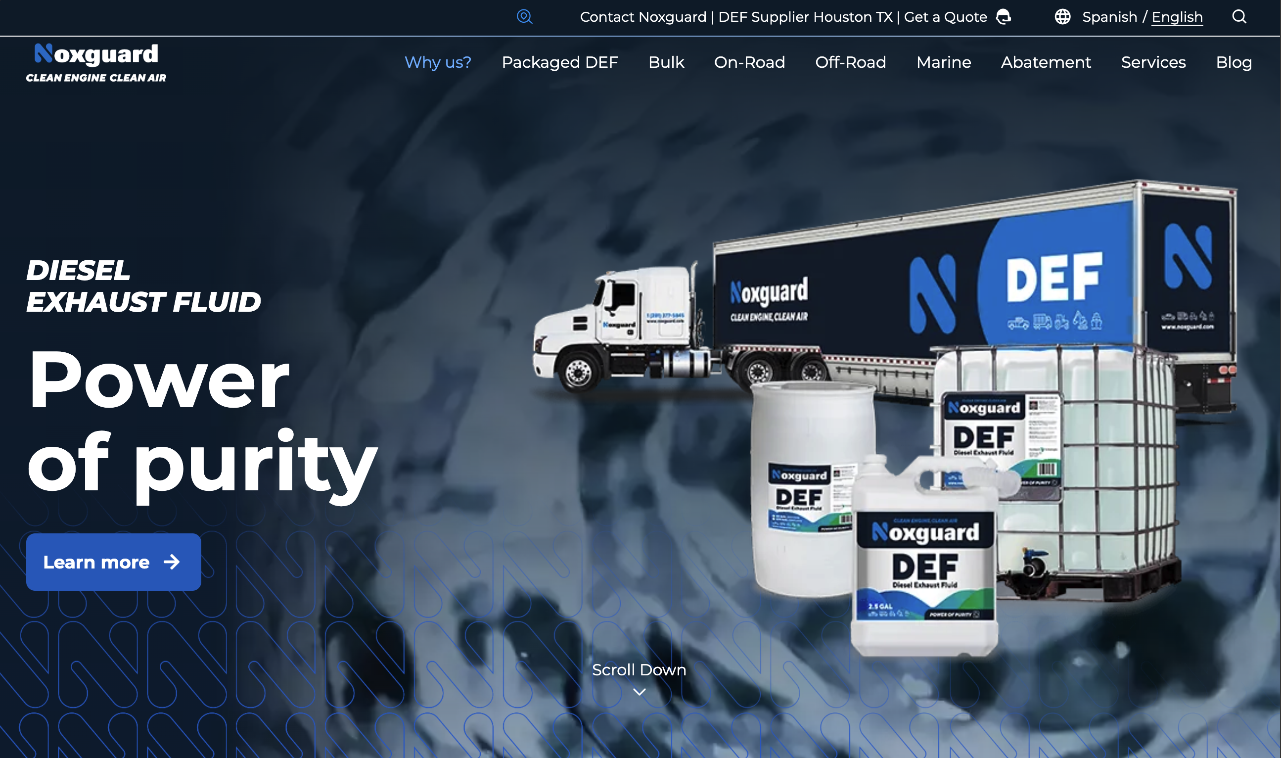 Noxguard homepage after the rebrand